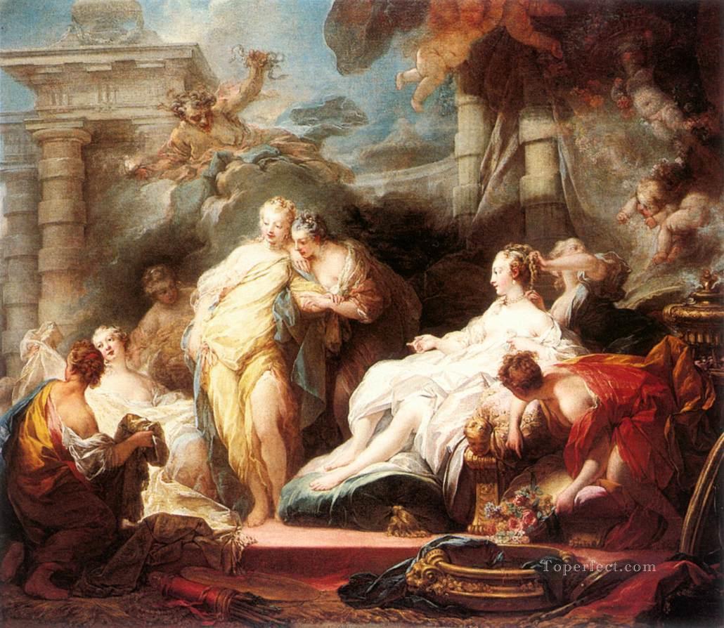 Psyche showing her Sisters her Gifts from Cupid Jean Honore Fragonard Rococo Oil Paintings